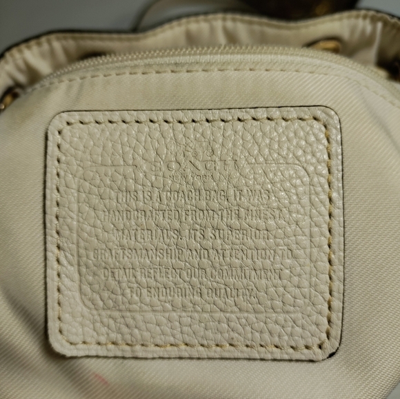 Coach Mini Billie Turnlock Chalk White Backpack main image 4